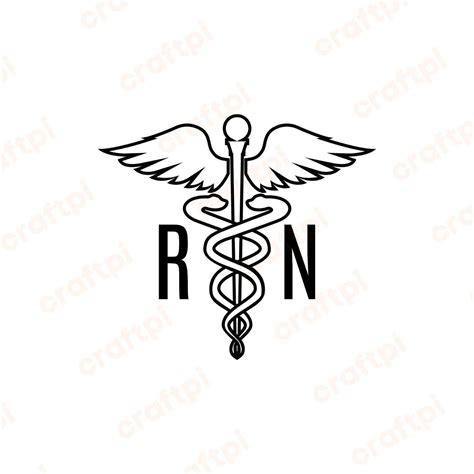 Medical Symbol RN Nurse SVG, PNG, JPG, PDF Files | Craftpi | Medical ...