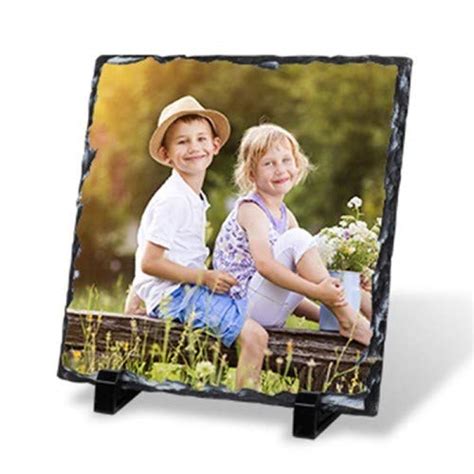 Personalized Stone Photo Frame, Customize with Your Photos & Messages ...