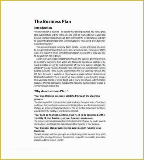 Business Plan Sample PDF 的图像结果