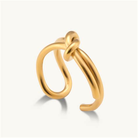 Buy Golden Embrace Knot Ring online- Palmonas – PALMONAS