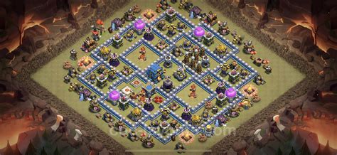 Best War Base TH12 with Link, Hybrid - Town Hall Level 12 CWL Base Copy ...