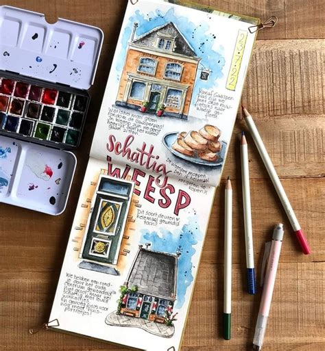 Image result for Travel Art Journal Tutorial