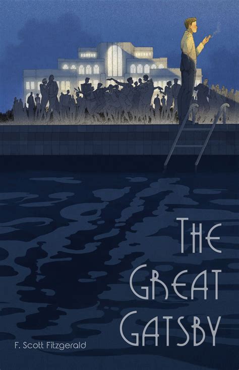 the great gatsby by f scott fitzgerald is shown in this book cover image