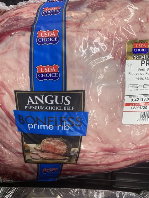 Choice Prime Rib. What is it Walmart? : r/steak
