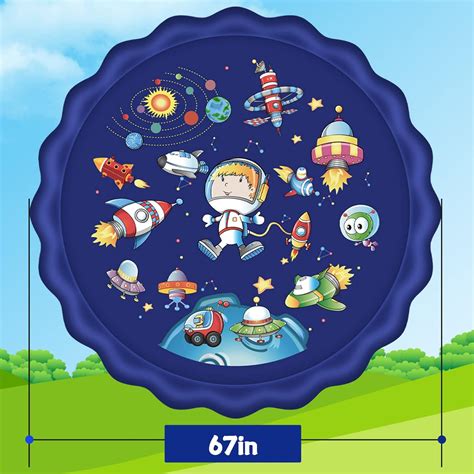 Buy JOSEN Splash Pad Sprinkler Pool for Kids Wading Pool for Toddler ...