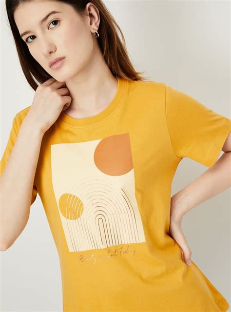 Buy Women Graphic Printed T-shirt Online at just Rs. 299.0 ...