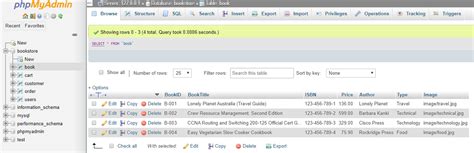 Image result for Book Store Project in JavaScript PHP with MySQL