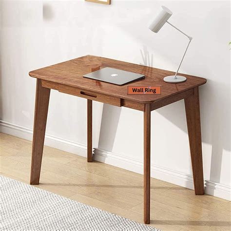 Wallring Sheesham Wooden Finish Study Table with Drawer for Study Room ...