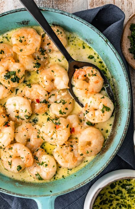 Spicy Garlic Shrimp with Cream Sauce | Recipe Cart | Recipe Cart