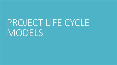 Image result for Project Cycle Models