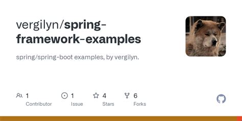 Spring Framework Examples 的图像结果