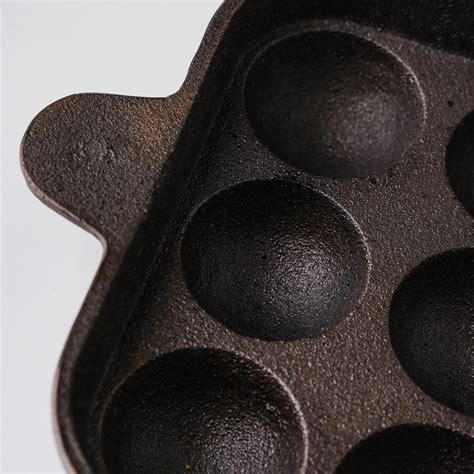 Empress Cast Iron Ultra Smooth Square Paniyaram Pan 9 Pit Online ...