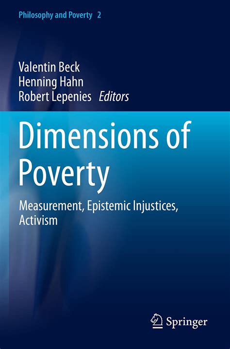 Buy Dimensions of Poverty: Measurement, Epistemic Injustices, Activism ...