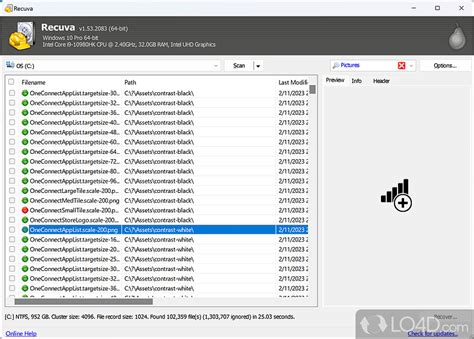 Recuva 的图像结果