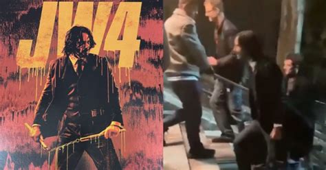 John Wick Keanu Reeves Carrying Production Equipment Has People ...