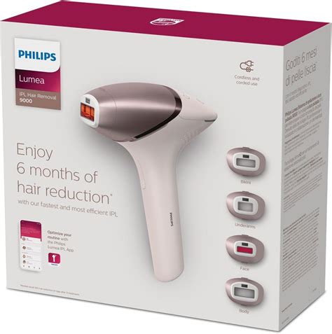 Épilateur à lumière pulsée sans fil Philips IPL Lumea Series 9000 ...
