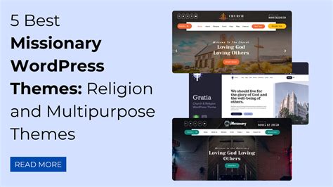 5 Best Missionary WordPress Themes: Multipurpose Themes