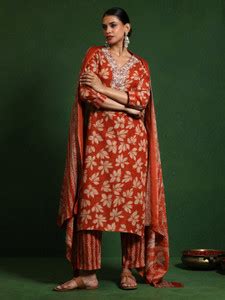 Varanga Women Kurta Pant Dupatta Set - Buy Varanga Women Kurta Pant ...