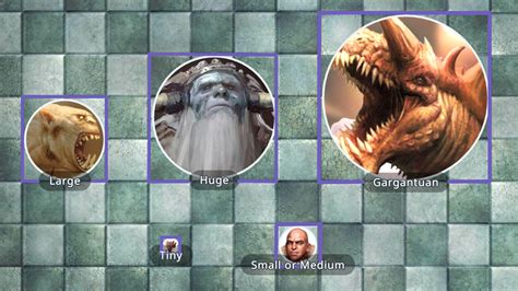 DnD sizes, explained