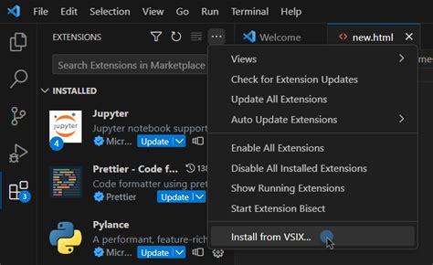 Image result for How to Install Visual Studio Code Extension