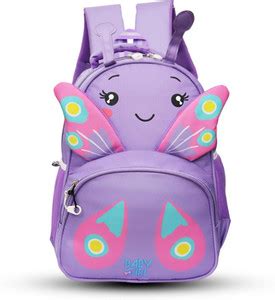 Baby Girl CUTE BUTTERFLY SCHOOL BAG FOR KIDS NUR/LKG/UKG/1ST CLASS 28 L ...