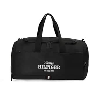 Buy Tommy Hilfiger Duffel Bag Capshaw - Black | Water-Resistant ...