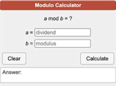 Modulo in a Normal Calculator 的图像结果