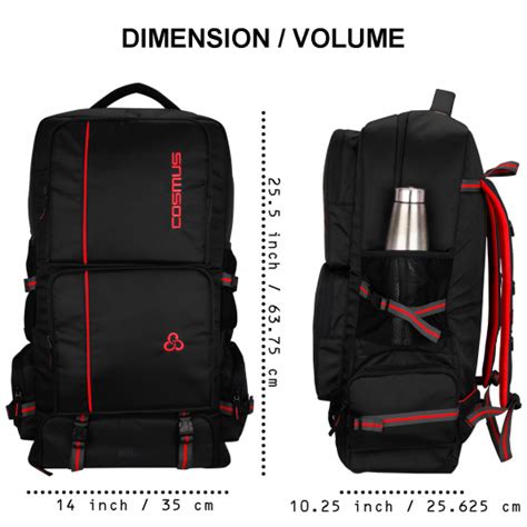 Buy Everest Black 60 Ltrs Rucksack Travel Backpack Bag Bag Manufacturer