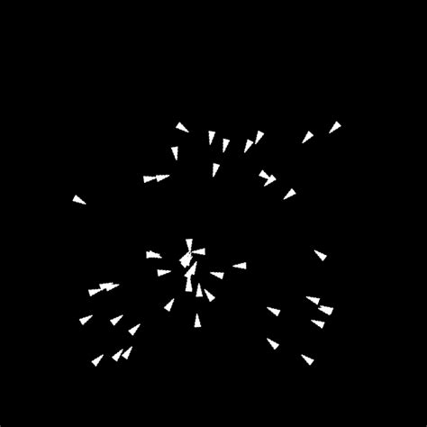 Python Boids 的图像结果