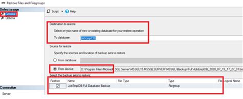 Image result for How to Restore Database Using SSMS V1.8