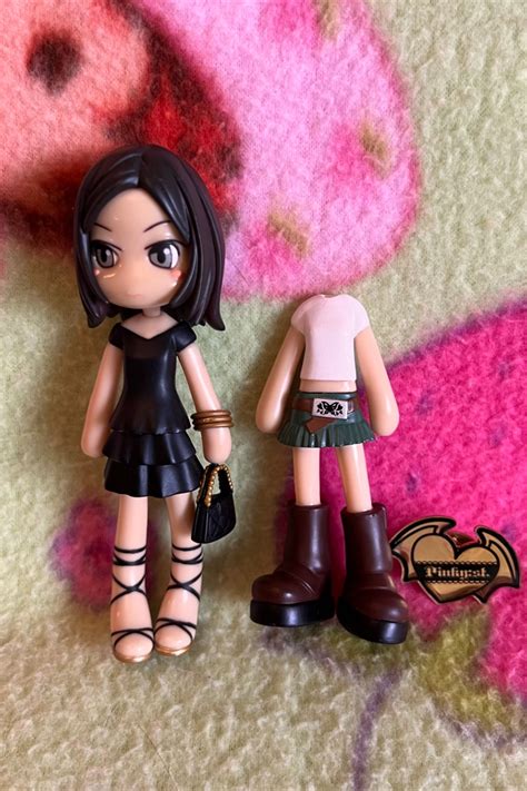 Pinky Street Series 5 Maki Dark Brown Hair Black Dress - Etsy | Pinky ...