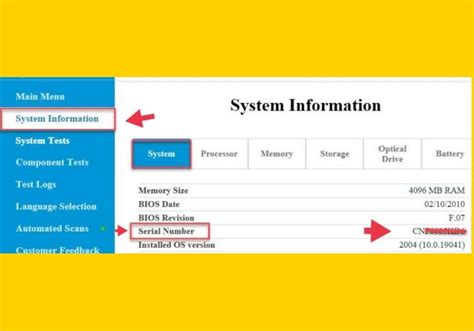 HP Serial Number Lookup 的图像结果
