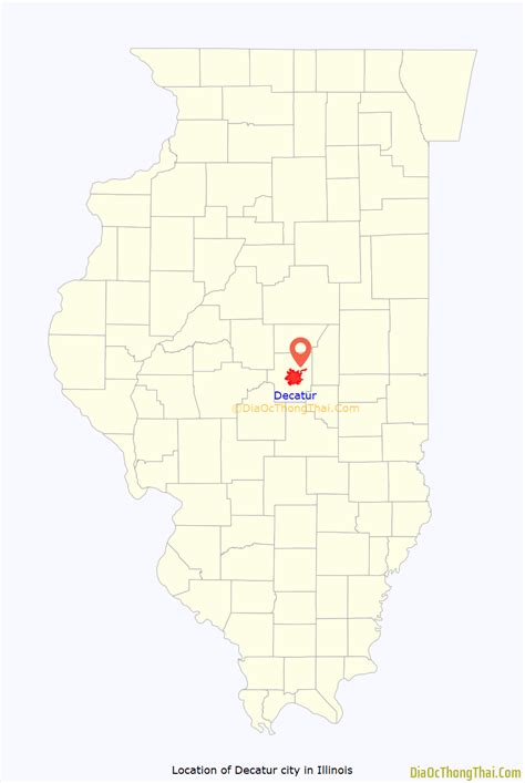 Image result for Decatur IL Map