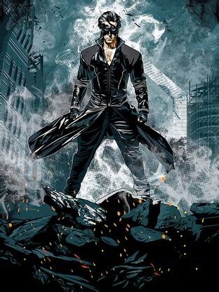 Krrish 3 Licensed The Super Hero Poster by bluegape Paper Print ...
