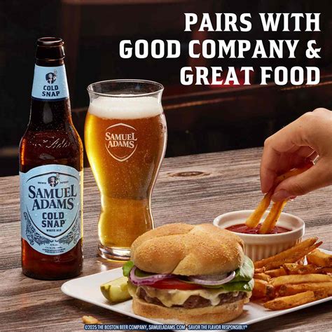 Samuel Adams Cold Snap White Ale Seasonal Beer, 6 pk Bottles - Shop ...