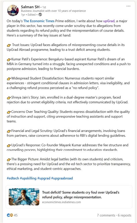 Petition · EdTech Scam - Hold UpGrad Accountable for Misleading ...