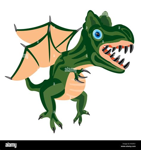 Dinosaur with wing Stock Photo - Alamy