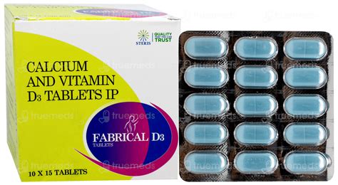Fabrical D3 Tablet 15 - Uses, Side Effects, Dosage, Price | Truemeds