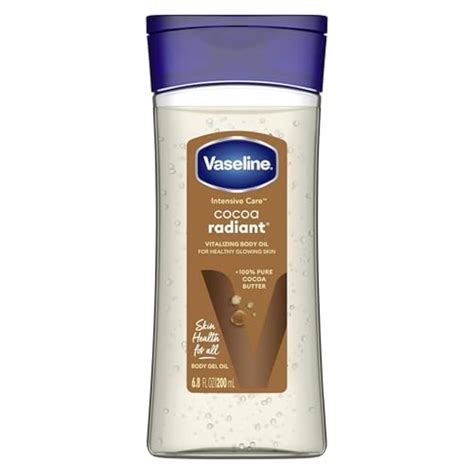Vaseline Vaseline Intensive Care Cocoa Radiant Body Gel Oil, 6.8 Ounce ...