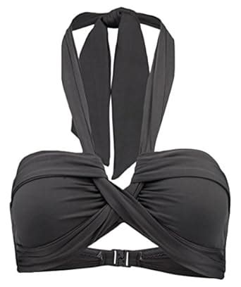 Seafolly Women's Bandeau Bikini Top, Steel, 12 : Amazon.in: Clothing ...