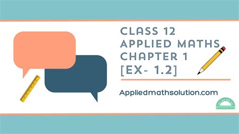 Image result for Applied Maths Target Class 12