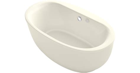 Kohler K-24009-GH-96 Sunstruck 61" Free Standing Acrylic Air Tub with ...