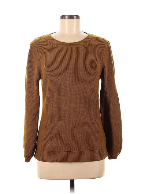 Lark & Ro Brown Pullover Sweater Size M - 77% off | ThredUp