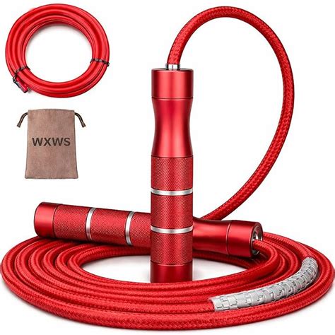 Buy WXWS Weighted Jump Rope - Heavy Jump Ropes with Adjustable Extra ...