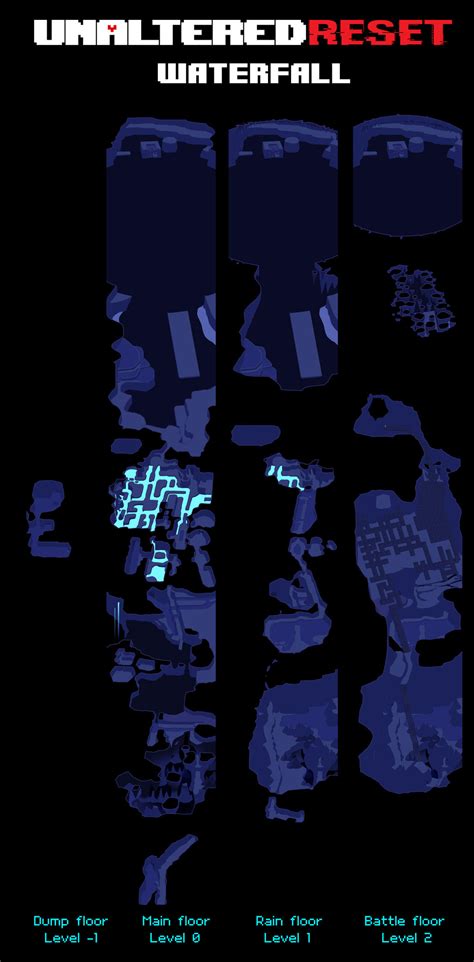 Image result for Undertale Waterfall Map Layout