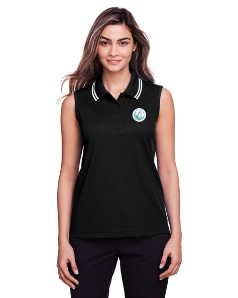 Embroidered Women's Fit Sleeveless Polo - Kanizzle