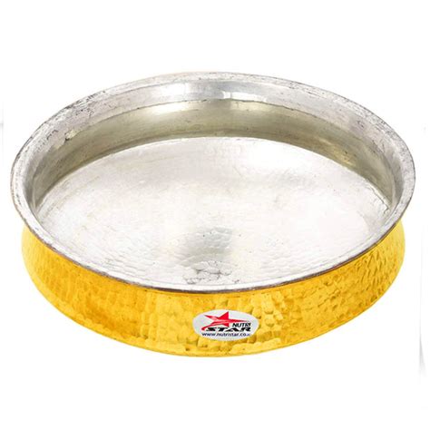 Buy Biryani Handi Brass, Heavy Gauge With Lid - Shop Now – Nutristar