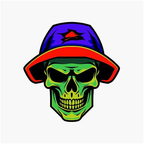 Skull mascot | Premium Vector