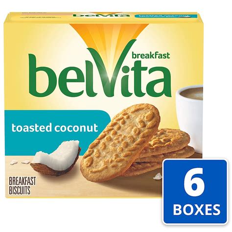 Buy belVita Soft Baked Breakfast Biscuits, Banana Bread Flavor, 6 Boxes ...