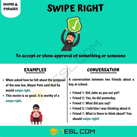"Swipe Right" Meaning, Origin and Examples • 7ESL